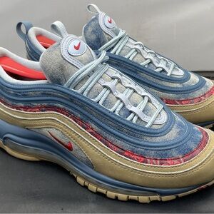 Nike Air Max 97 Wild West Kids 7Y or Womens 8.5 Flyknit Shoes BV6374